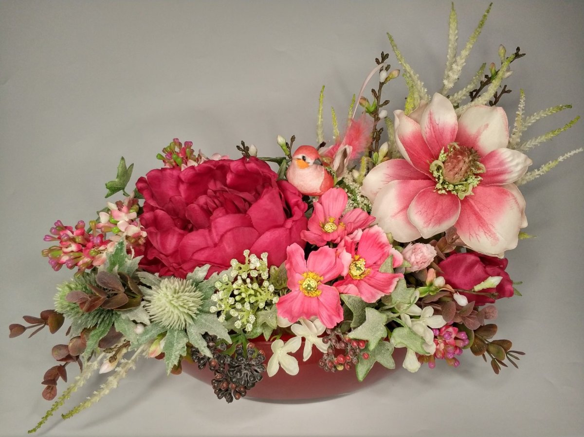 Искусственные цветы в интерьере