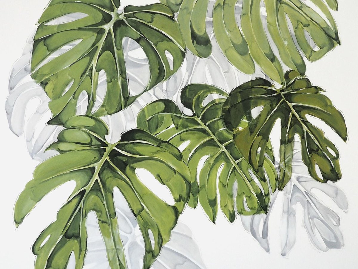 Барельеф монстера