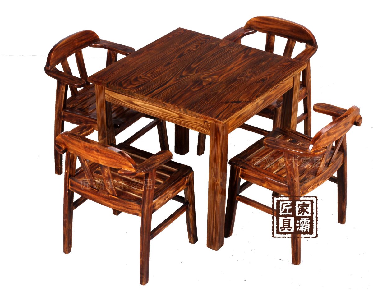 Обеденный набор Oak Dining Table w/Extension Leaf и 6 Side Chairs