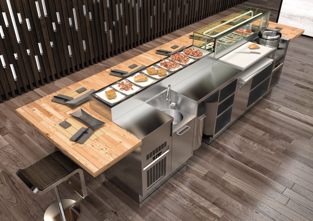 Функциональный кухонный гарнитур