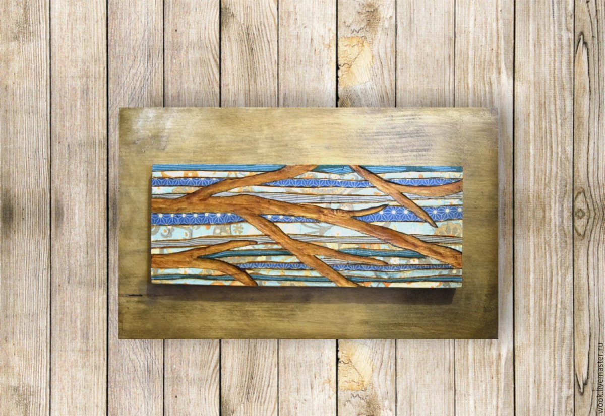 Деревянное панно