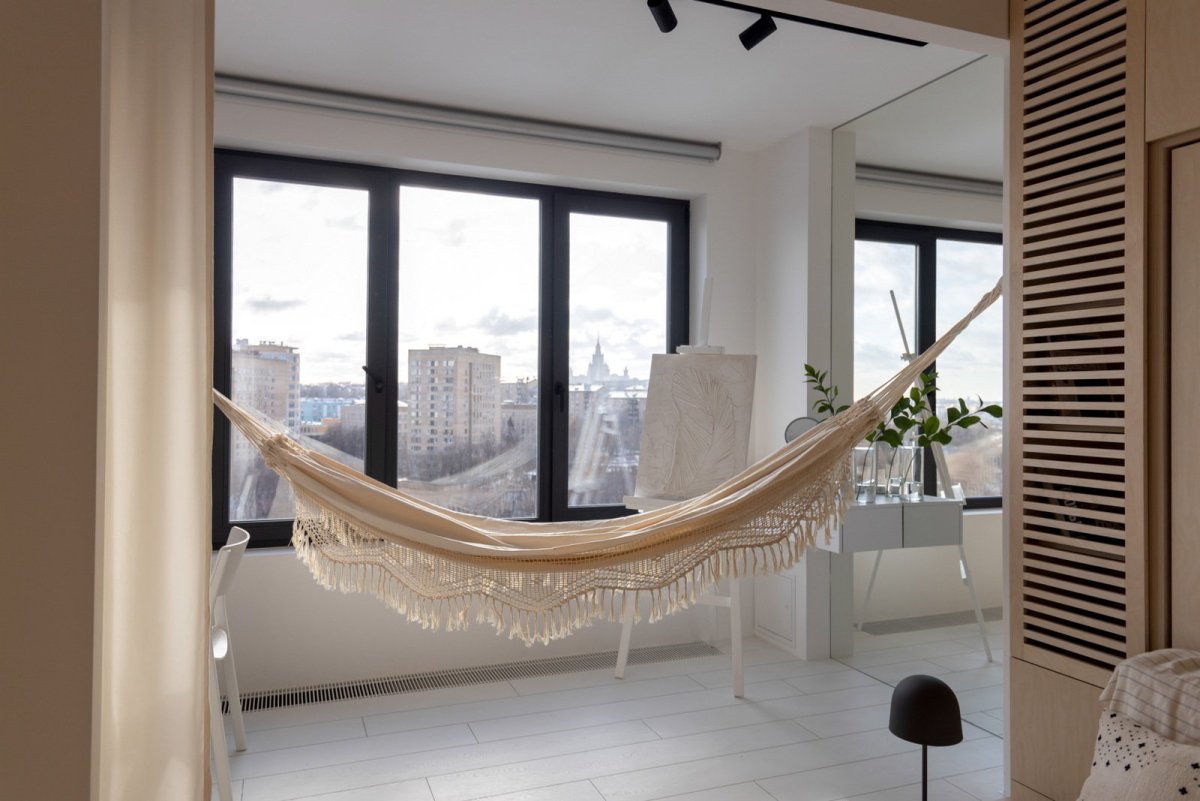 Гамак в комнате