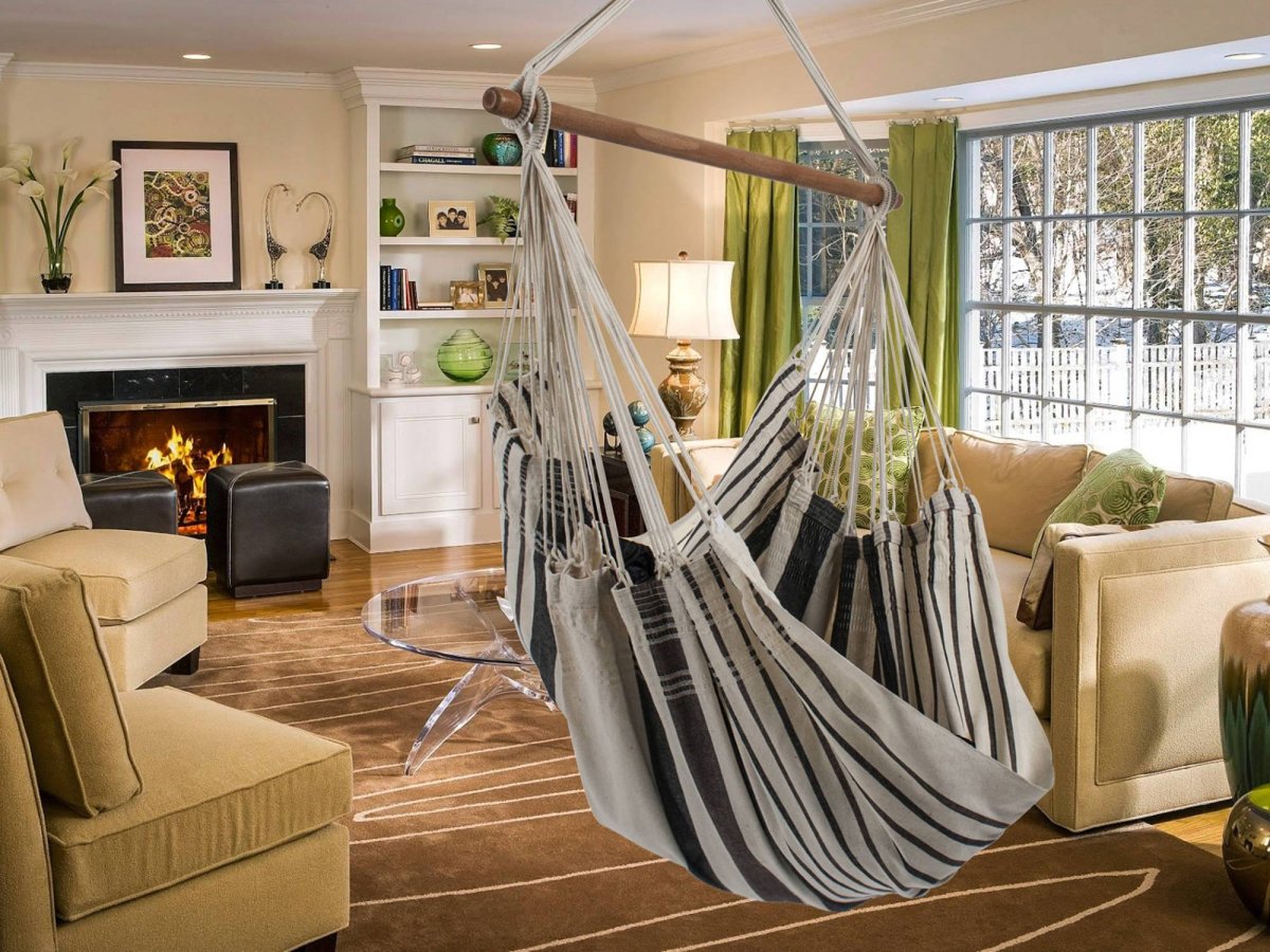 Гамак в интерьере квартиры