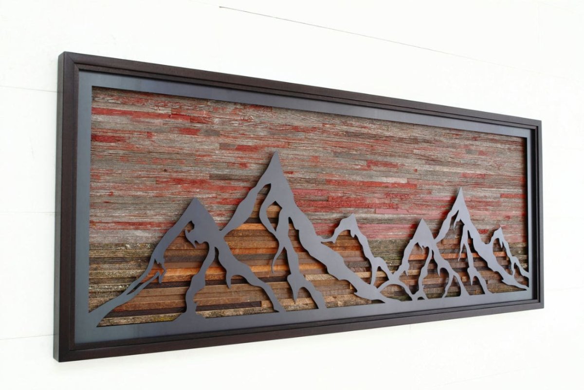 Деревянное панно на стену