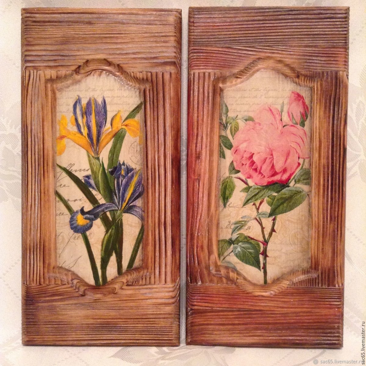 Деревянное панно