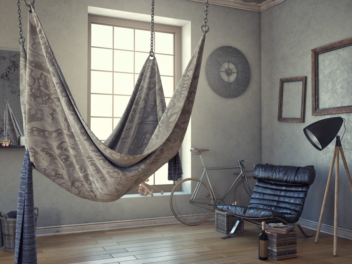 Игровая комната с гамаком