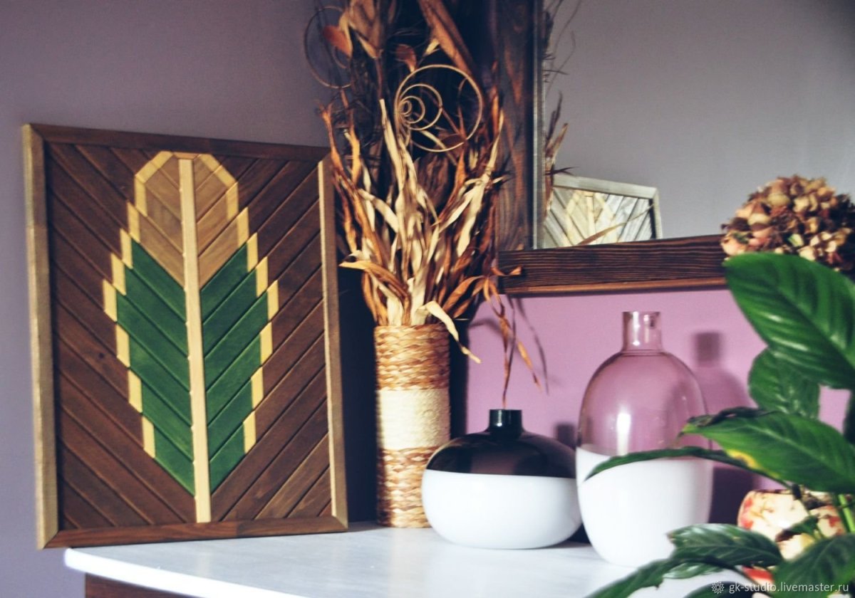 Деревянные элементы в интерьере