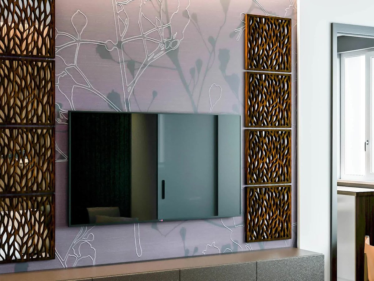 Панно из зеркал