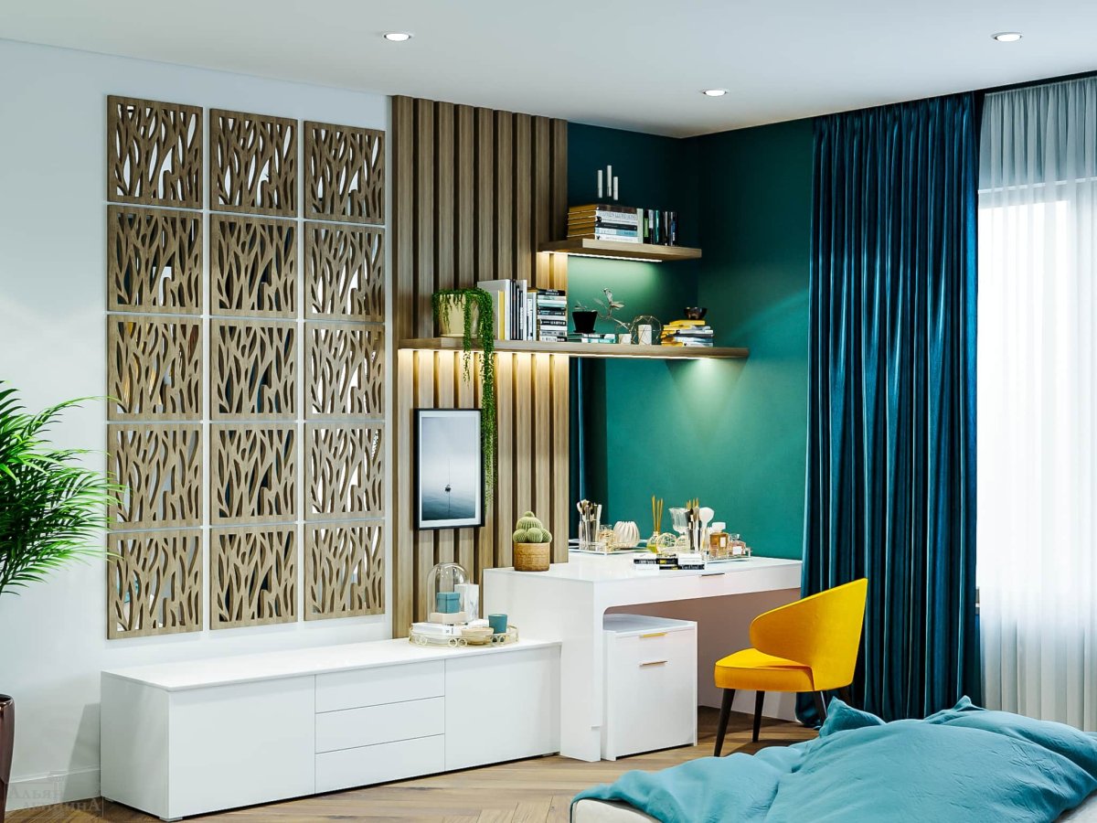 МДФ панель "вертикальные рейки" h2530