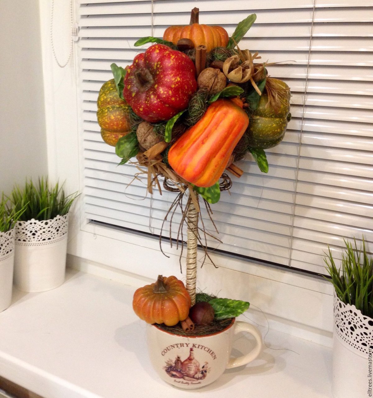 Декор из искусственных овощей и фруктов