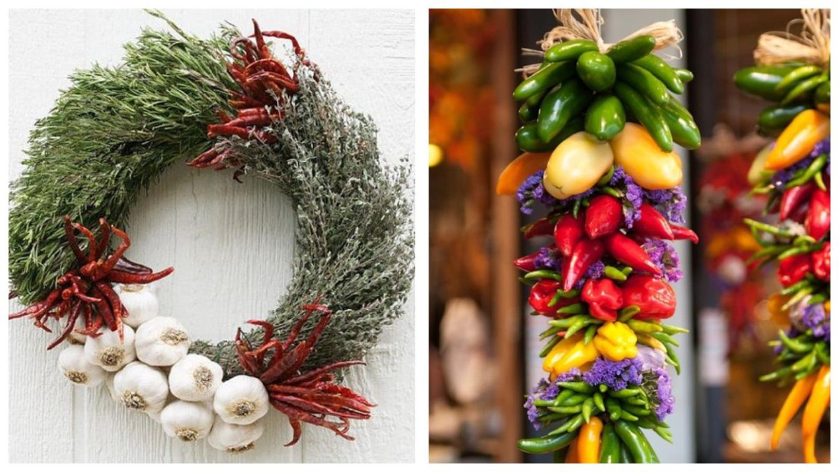 Овощной венок