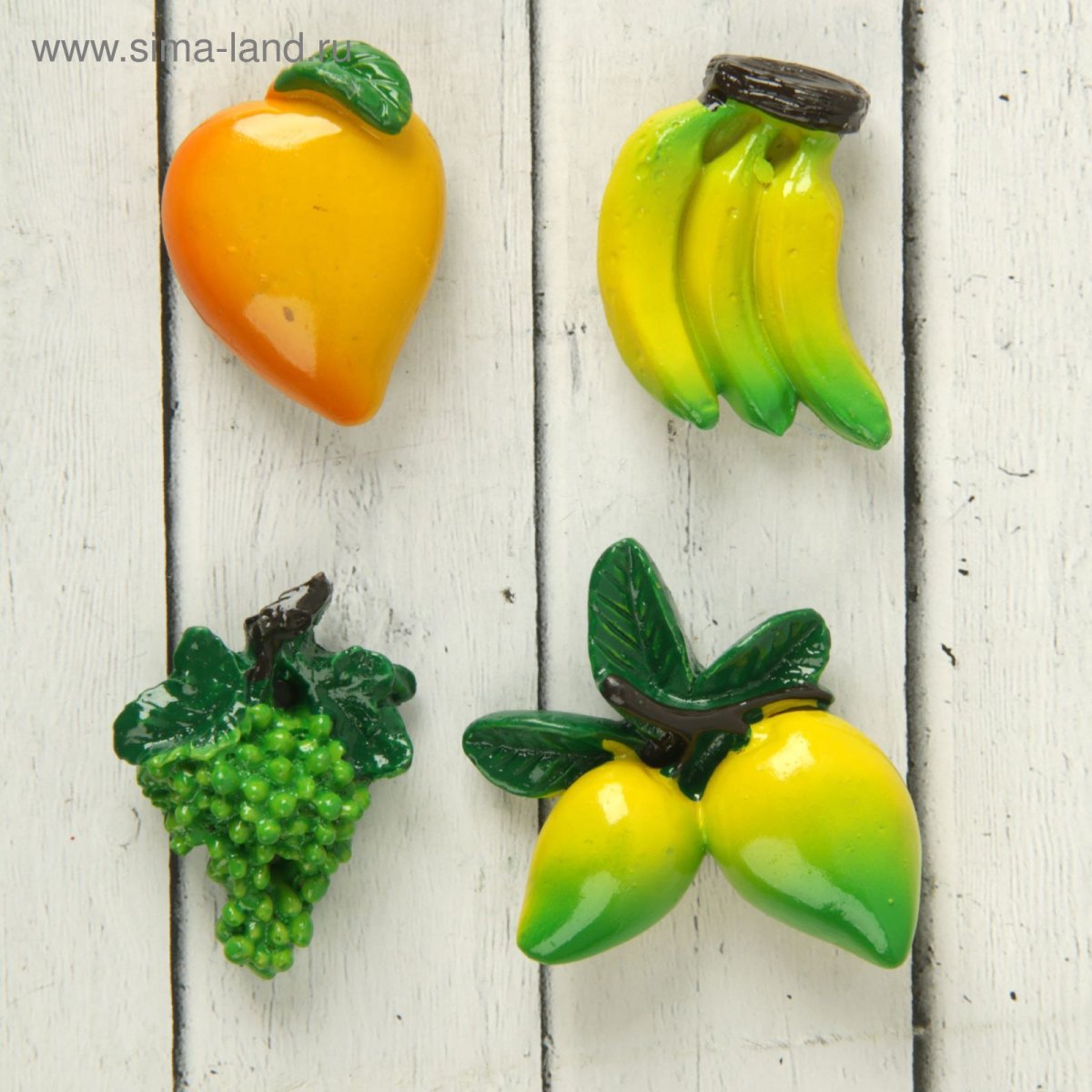 Магнитики на холодильник фрукты