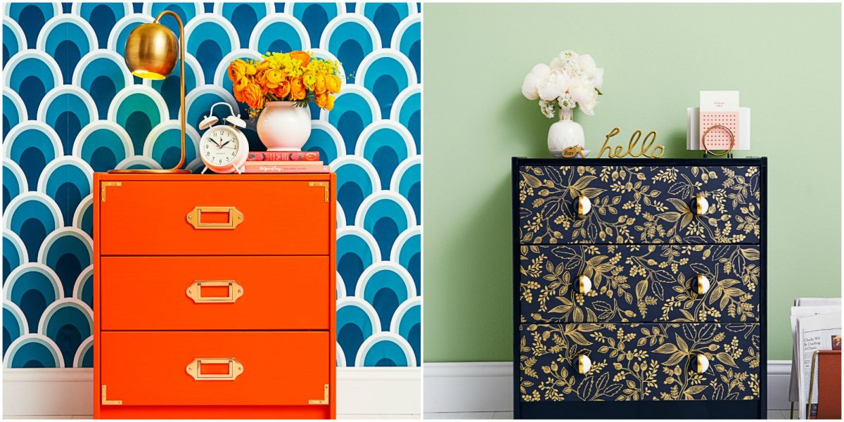 Как оформить комод в спальне бохо