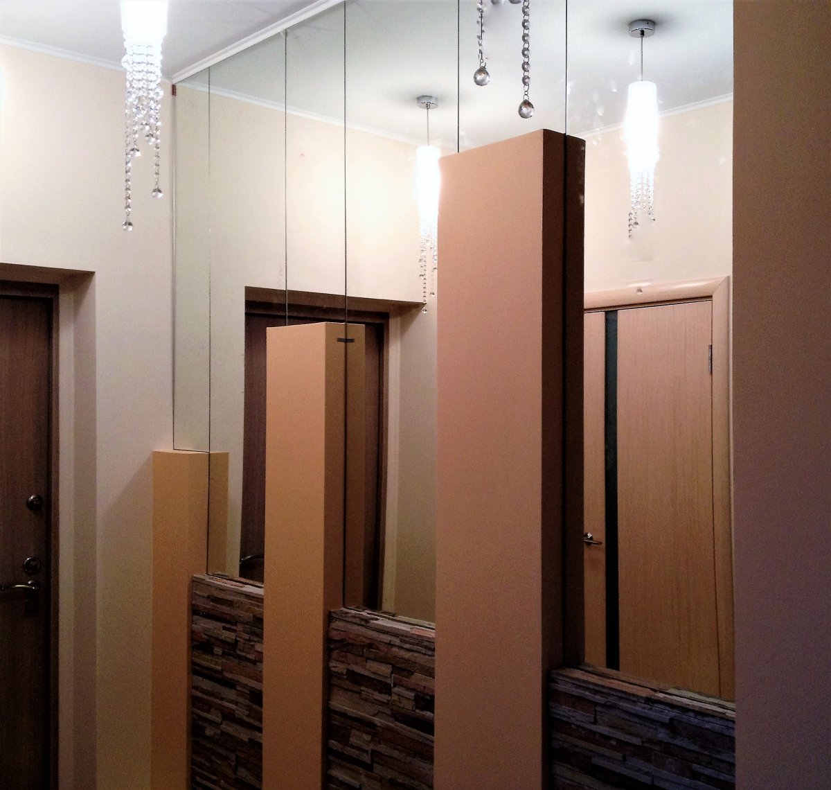 Зеркало с полосками