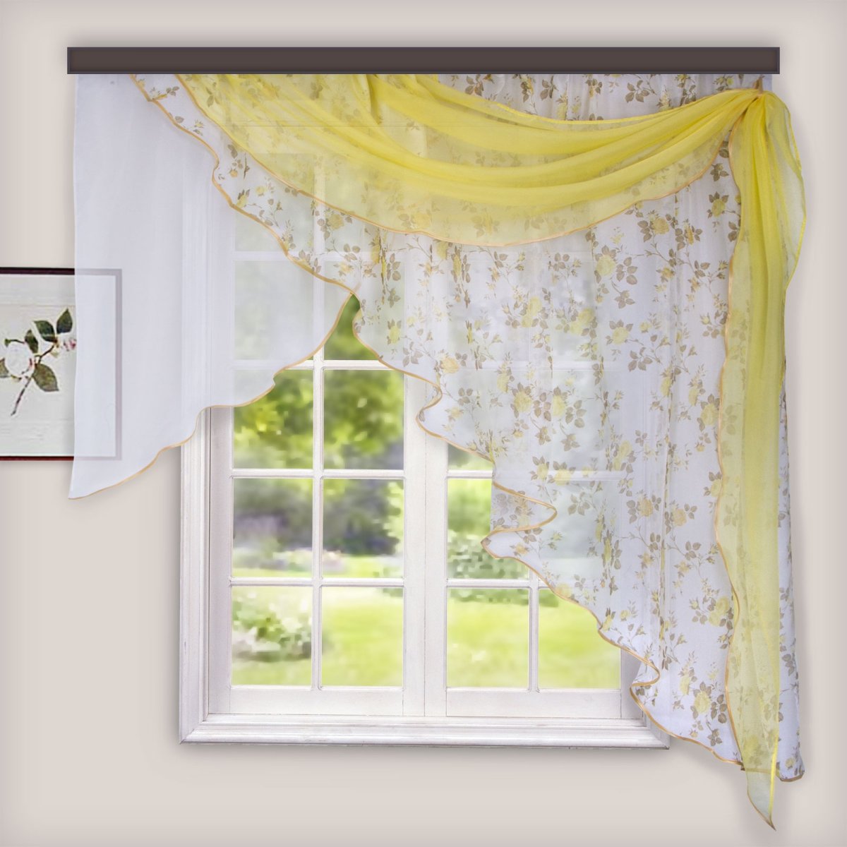 Тюль для кухни с размером 2.70 на 2.60