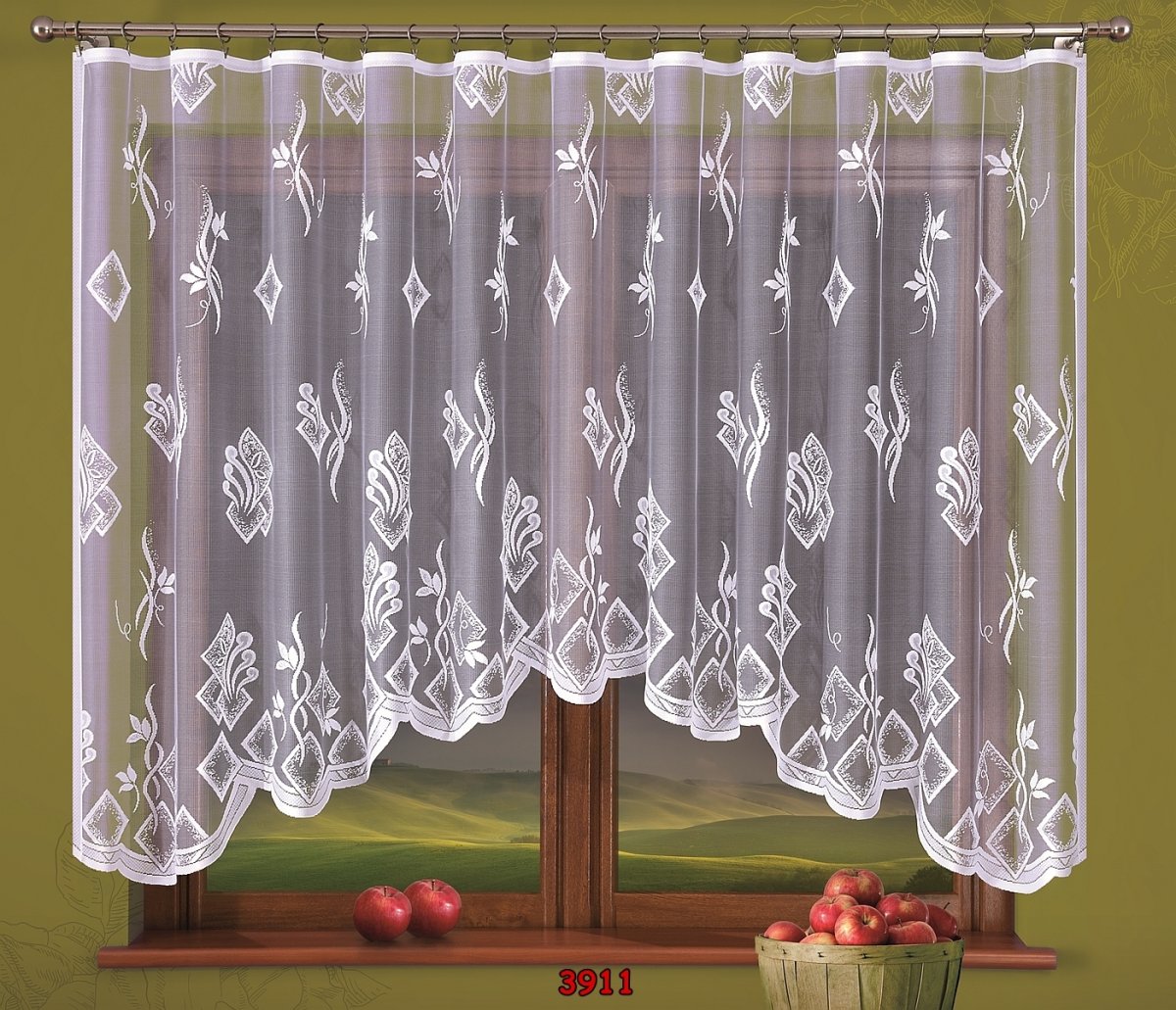 Тюль на кухню короткие