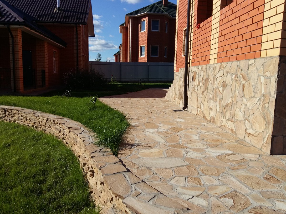 Отделка плитняком