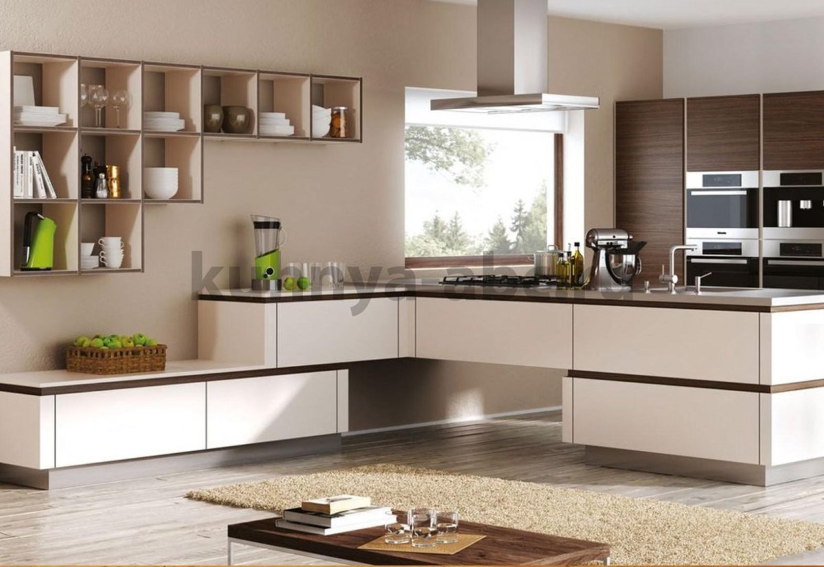 Кухня с барной стойкой ЛДСП