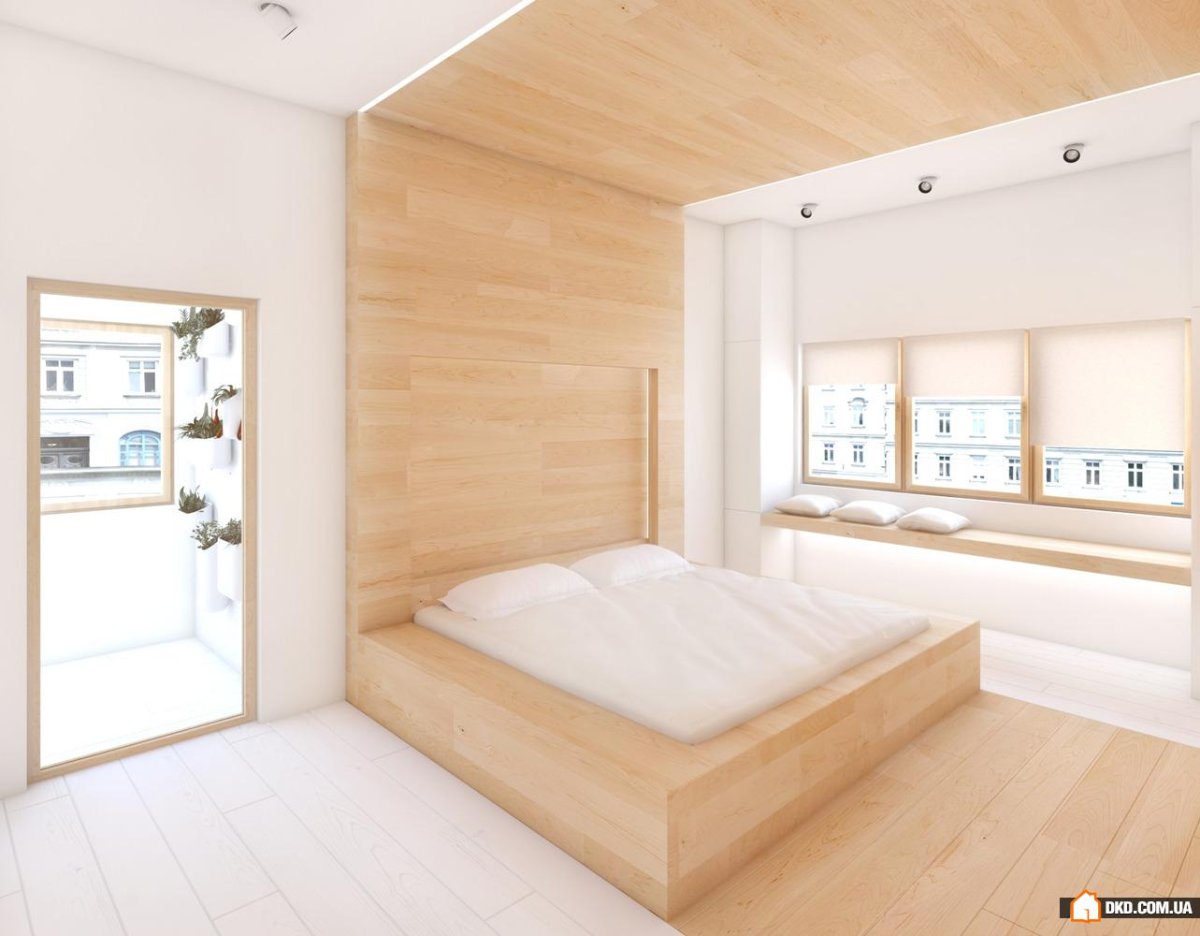 Спальня в стиле Сканди лофт