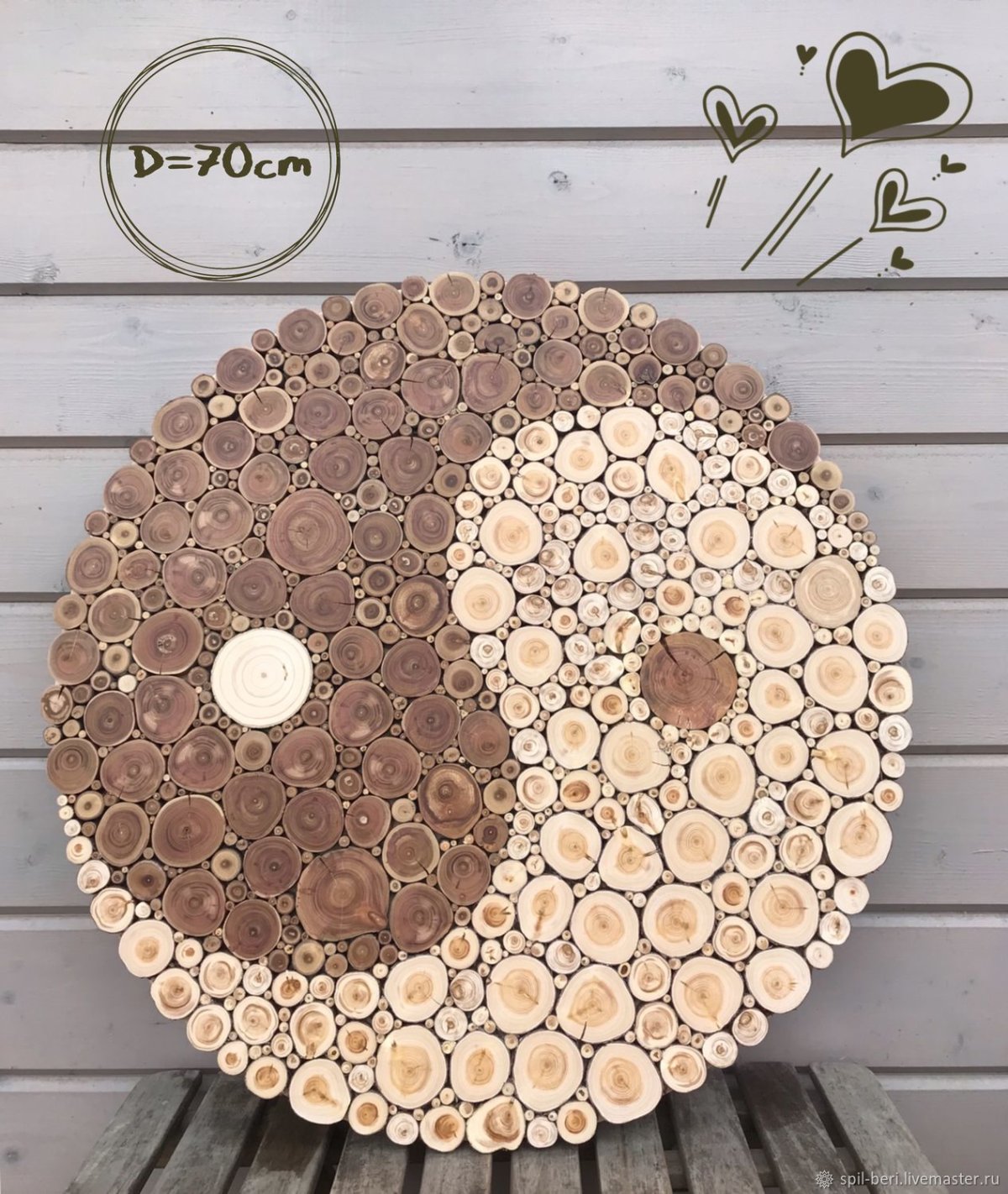 Самоделки из спилов дерева