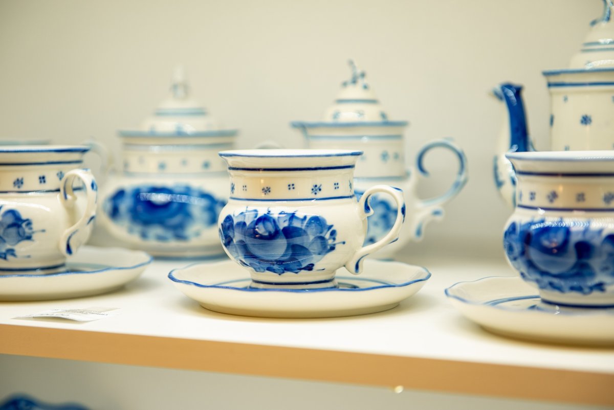 Молочник Гжель 18 век