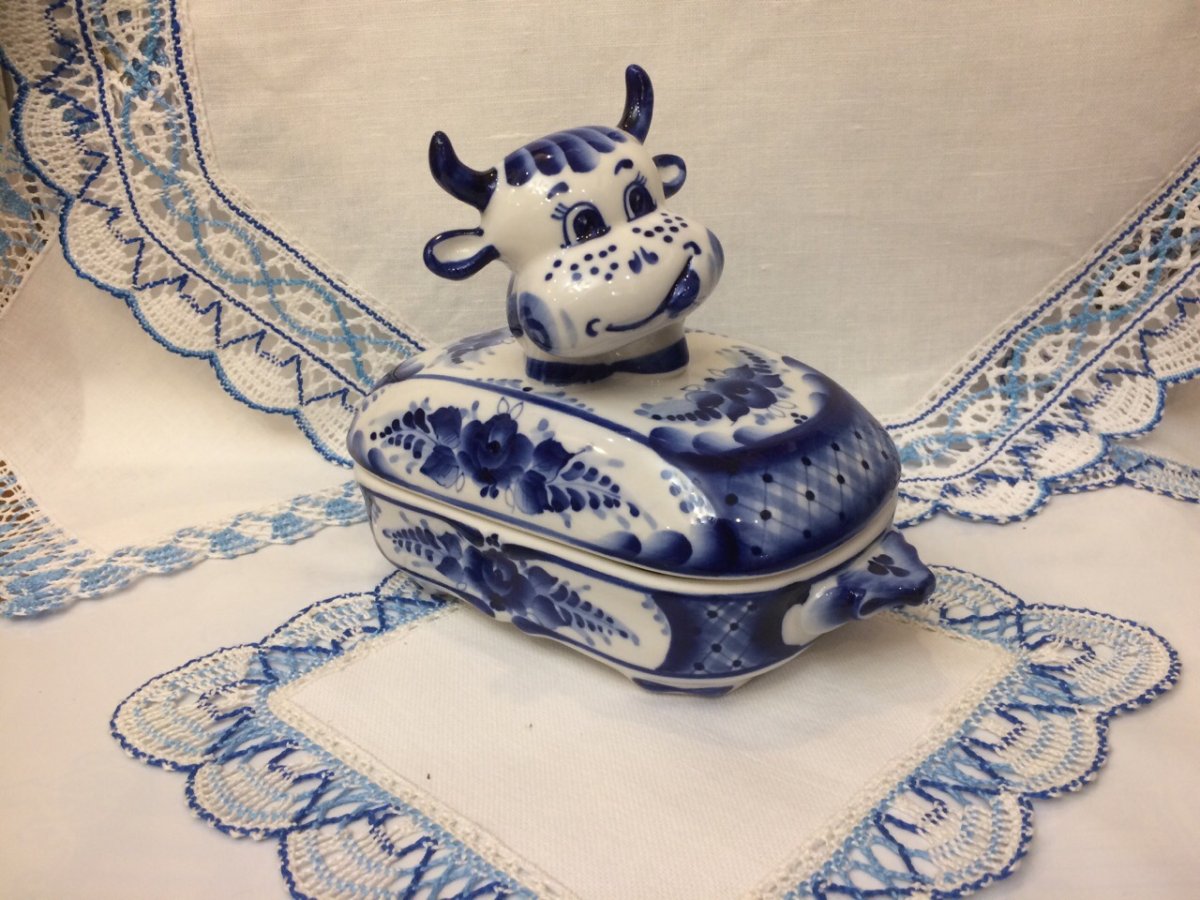 Винтажная Гжель