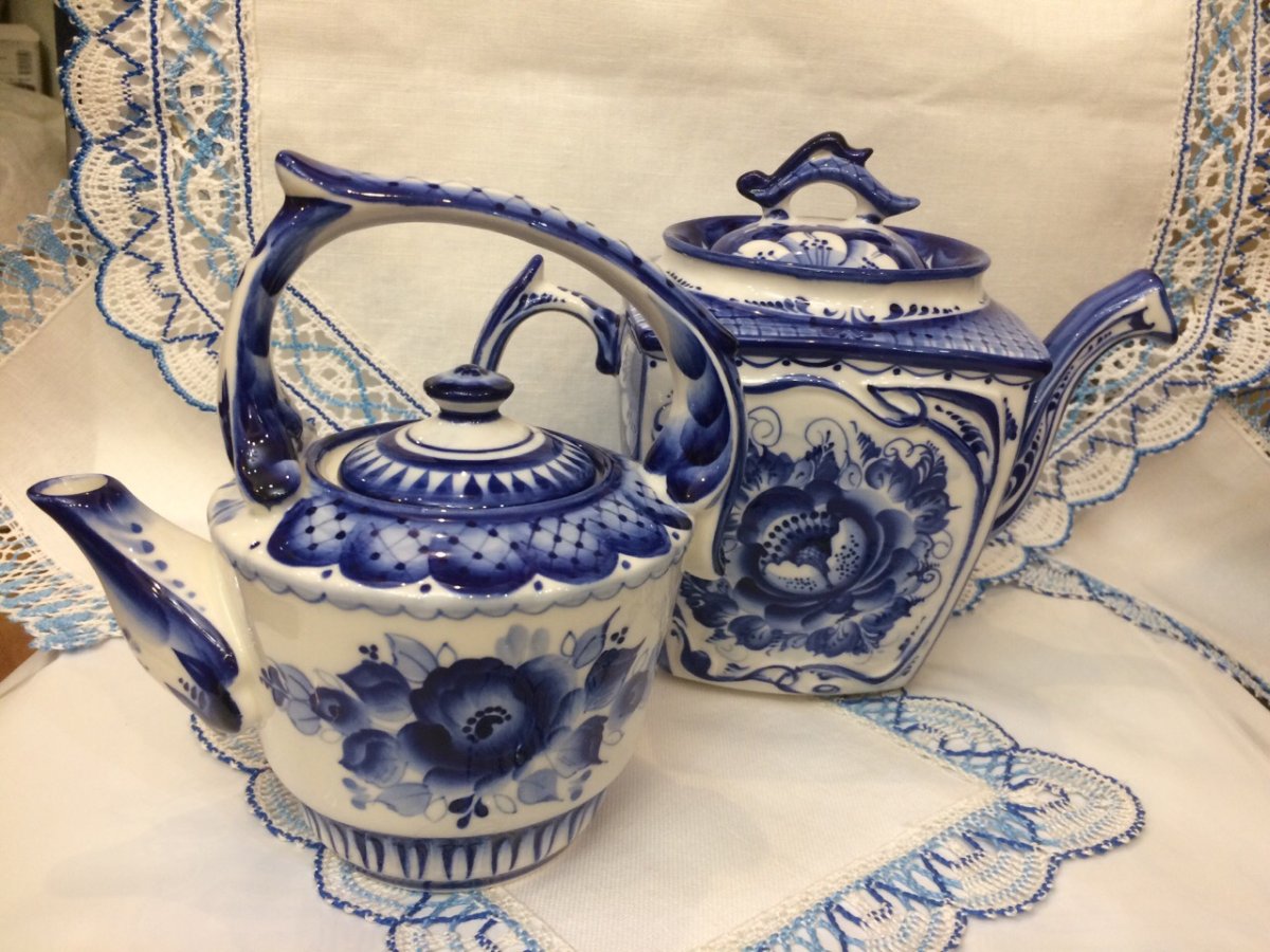 Домашняя утварь Гжель