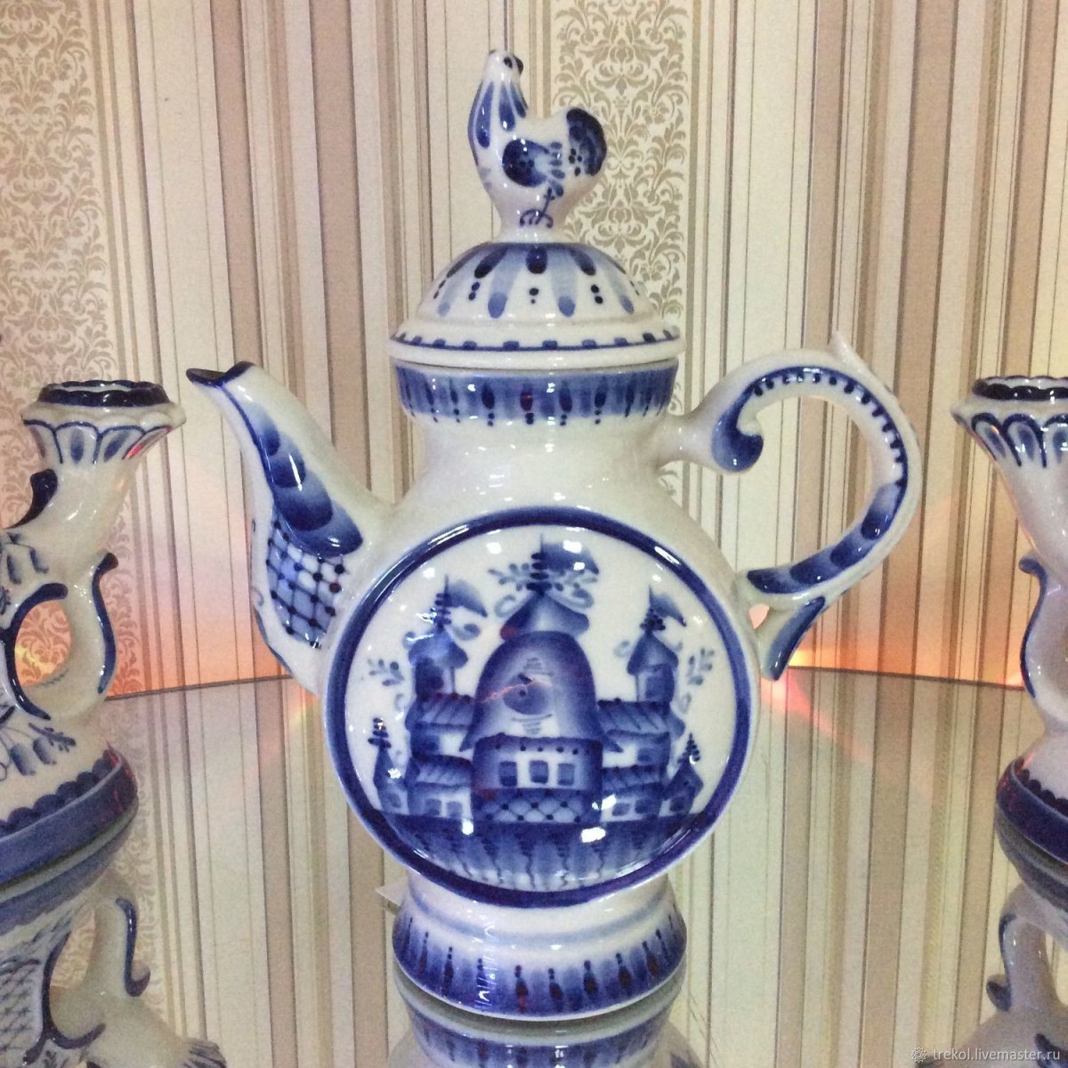 Народные промыслы Гжель посуда