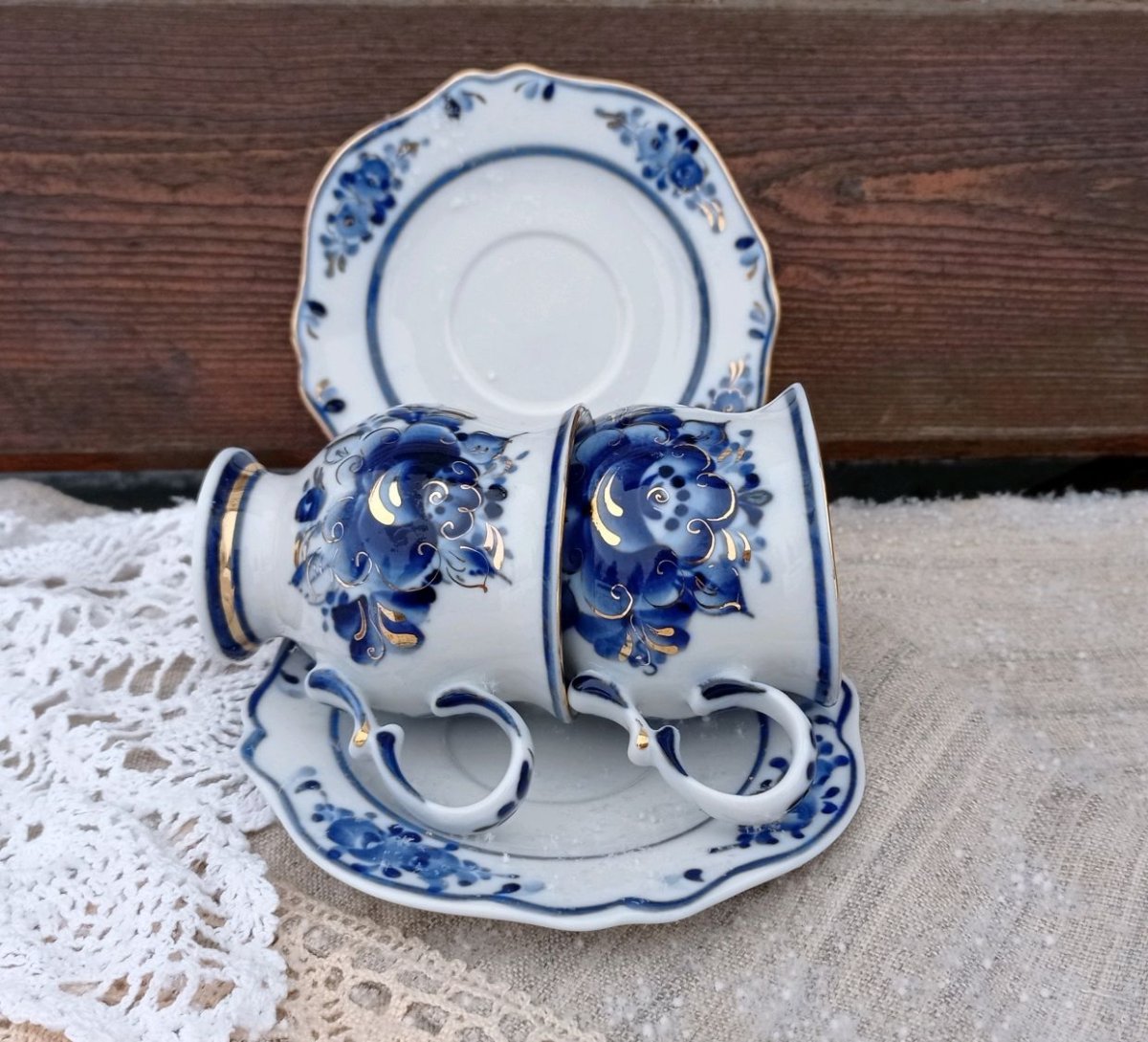 Гжель морозные узоры