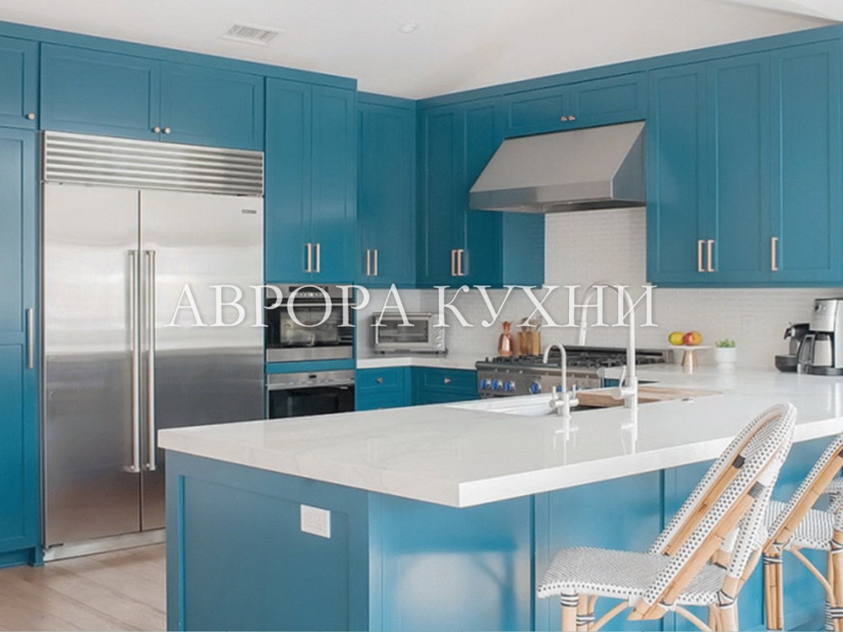 Кухни Скаволини голубая
