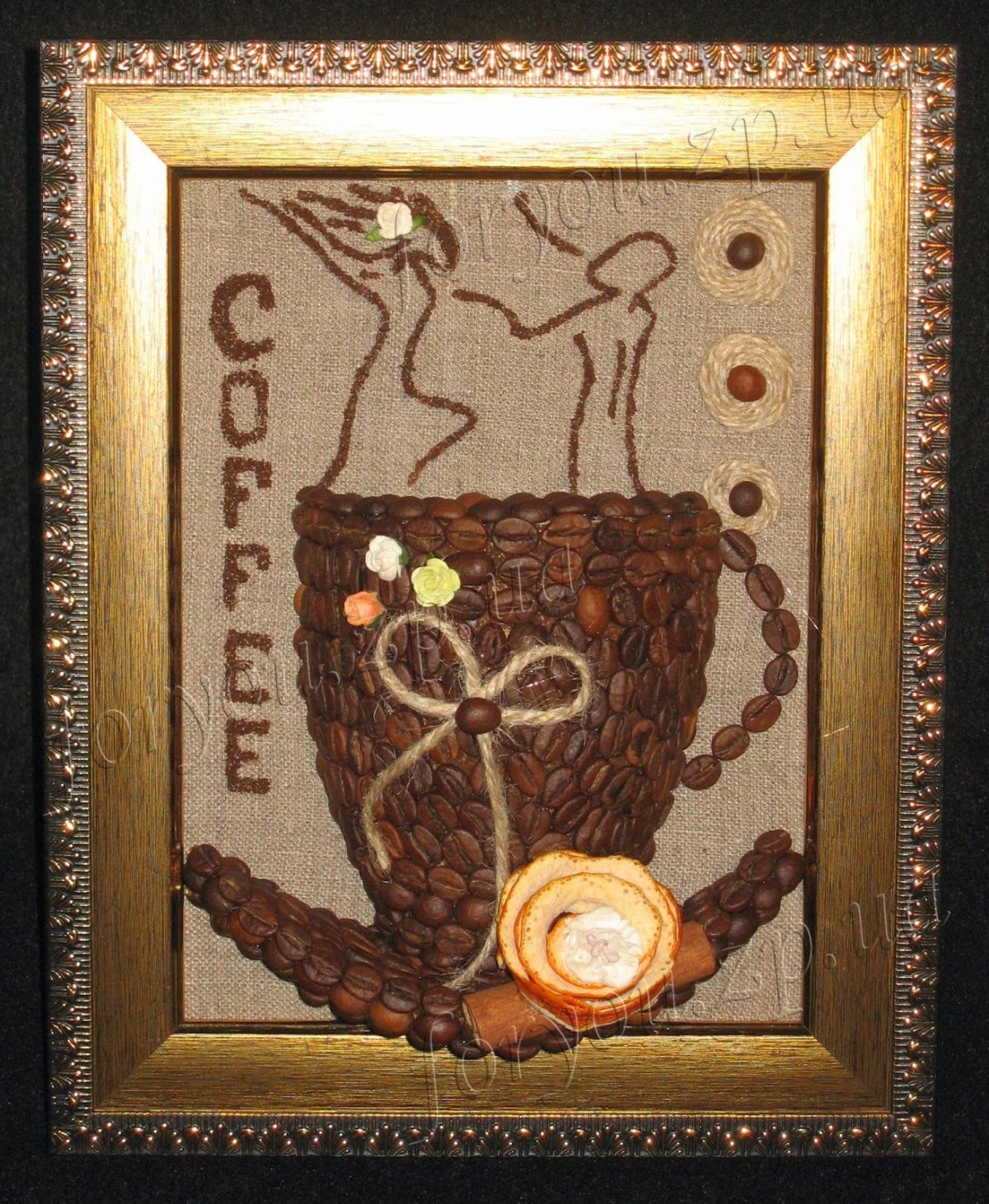 Трафареты для панно из кофейных зерен
