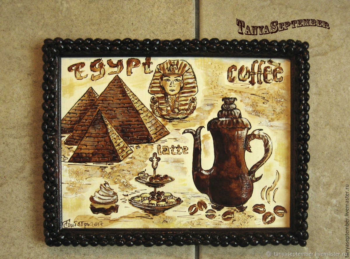 Кофейное панно на кухню
