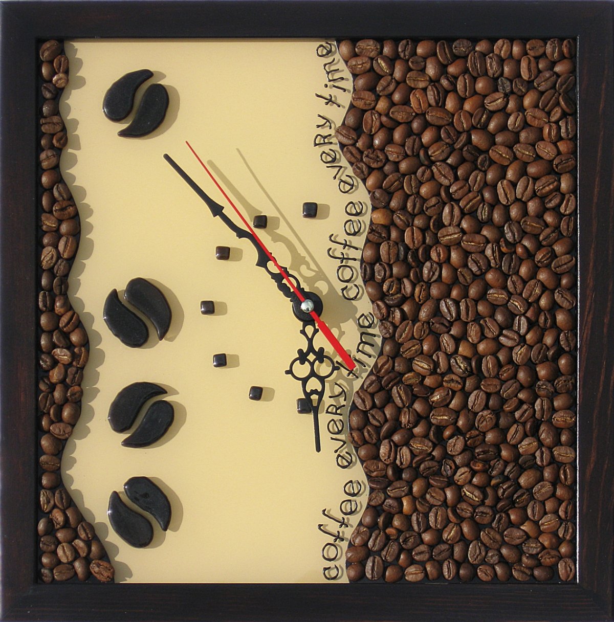 Панно из молотого кофе