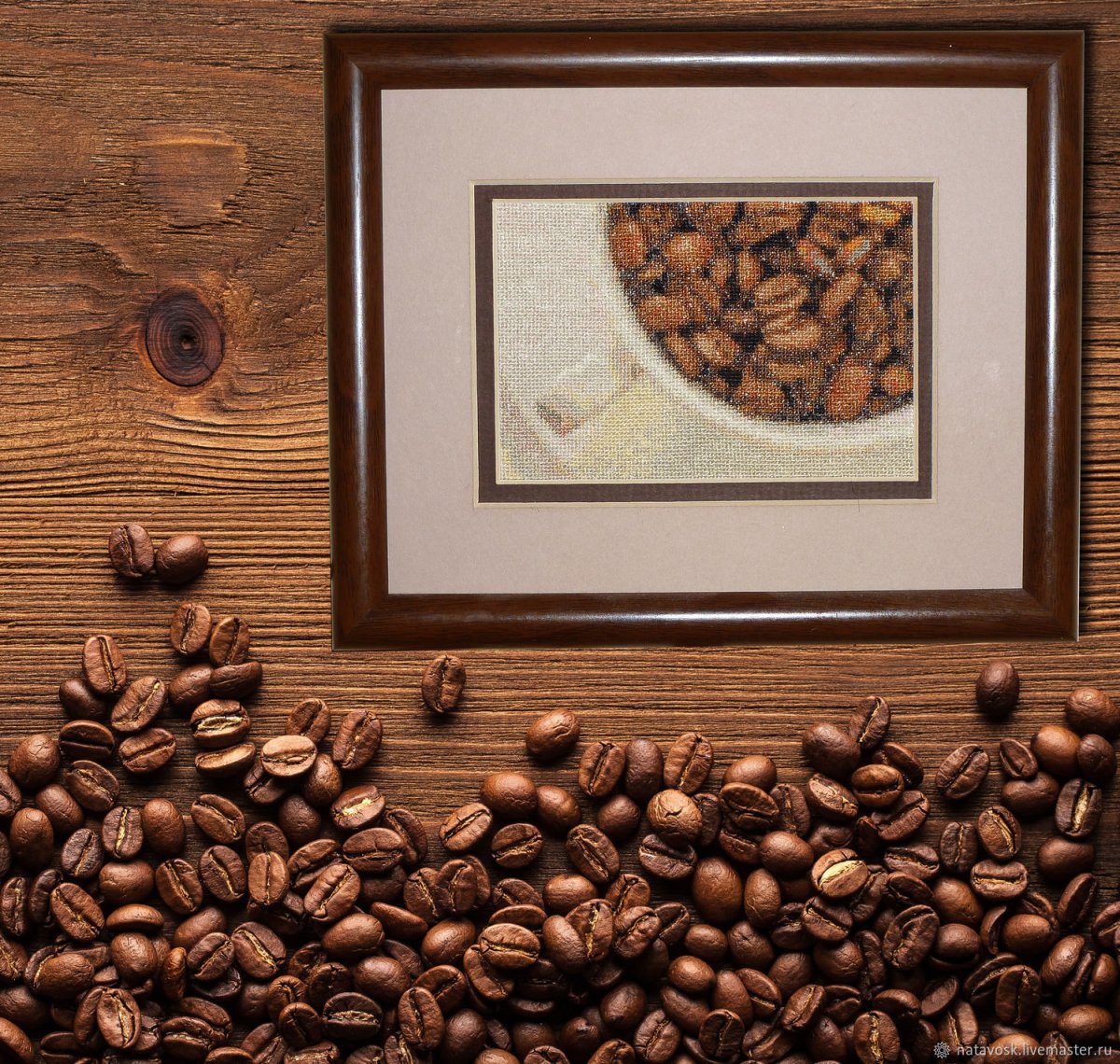 Картины из кофейных зерен