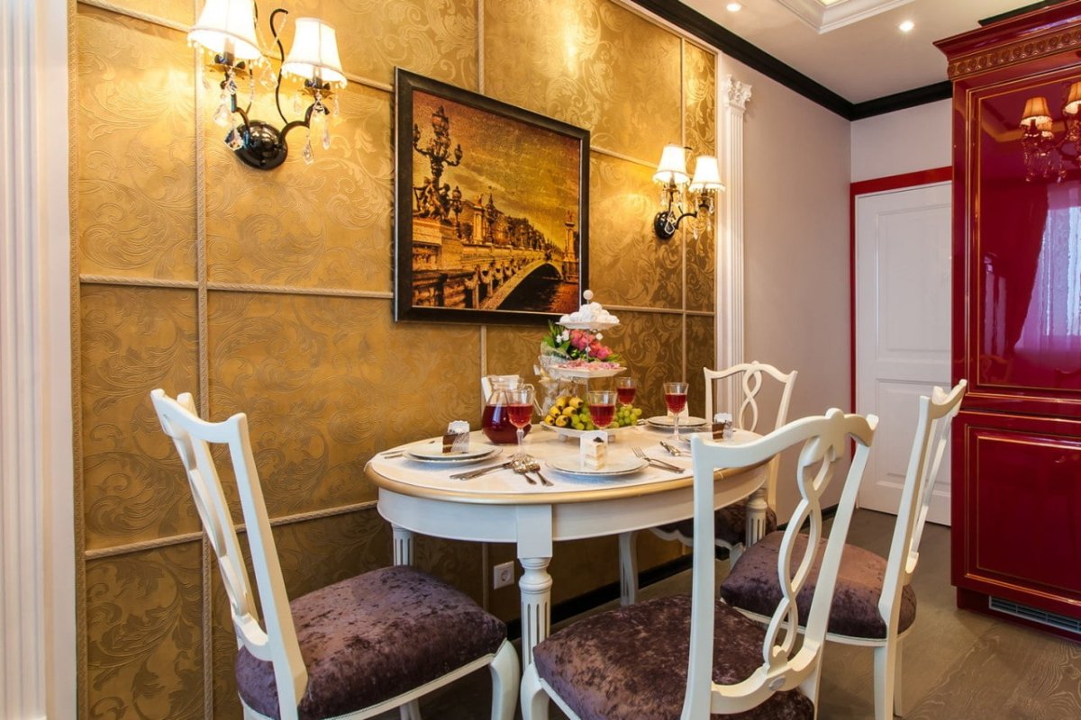 Декор обеденной зоны на кухне