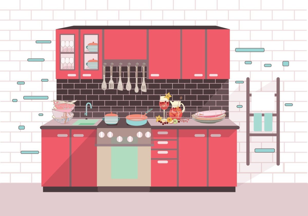 Кухня вектор