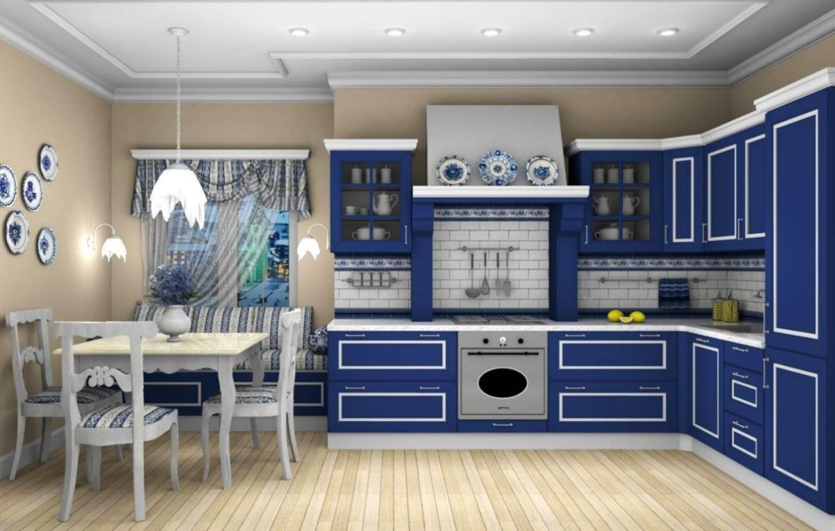 Кухонный гарнитур 3д