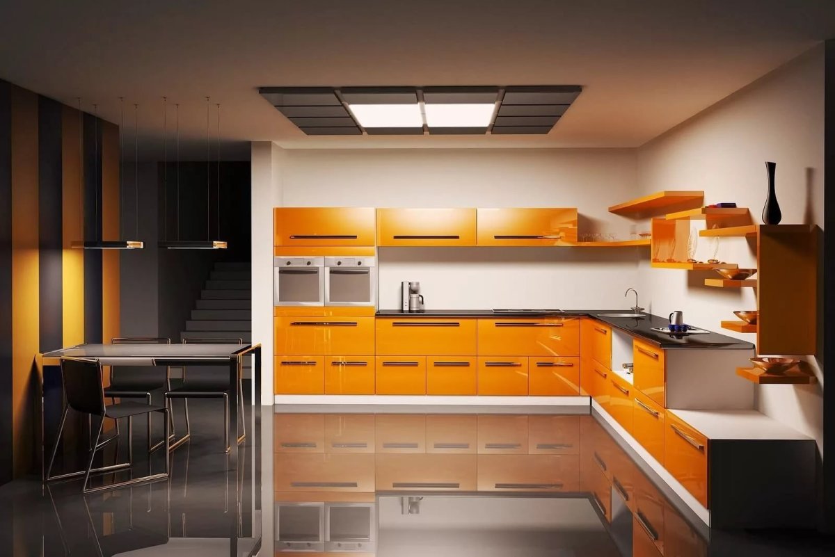 Необычный кухонный гарнитур