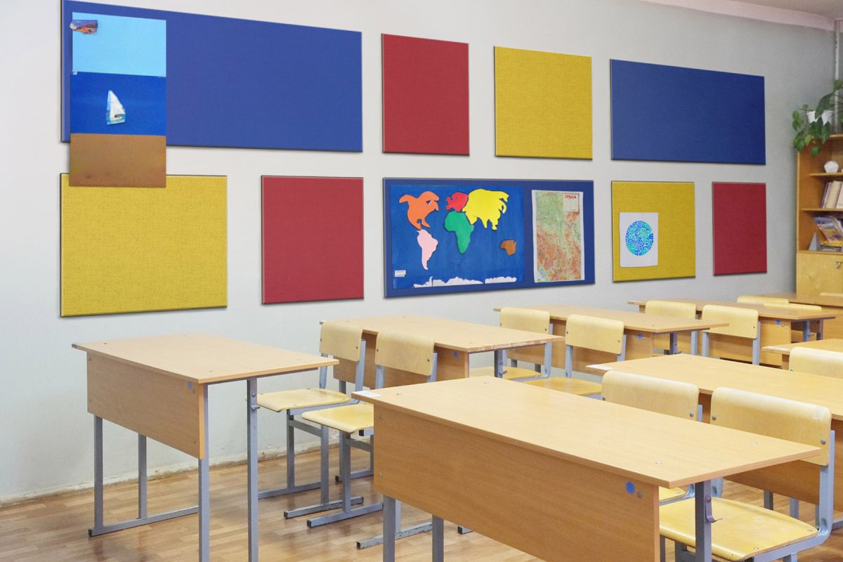 Стены в начальной школе