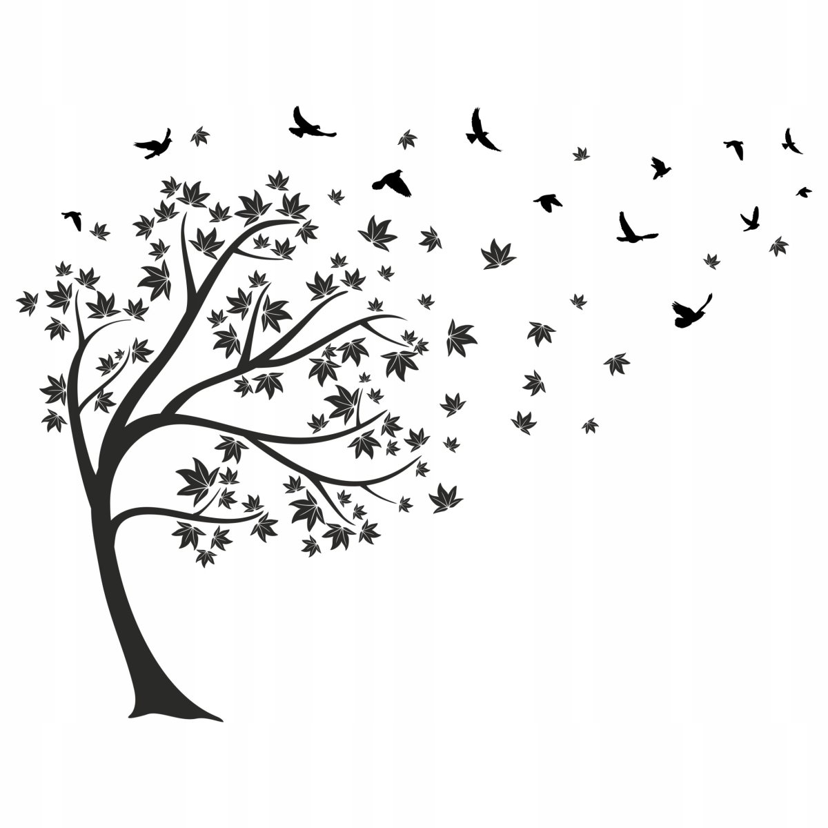 Трафарет семейное дерево на стену