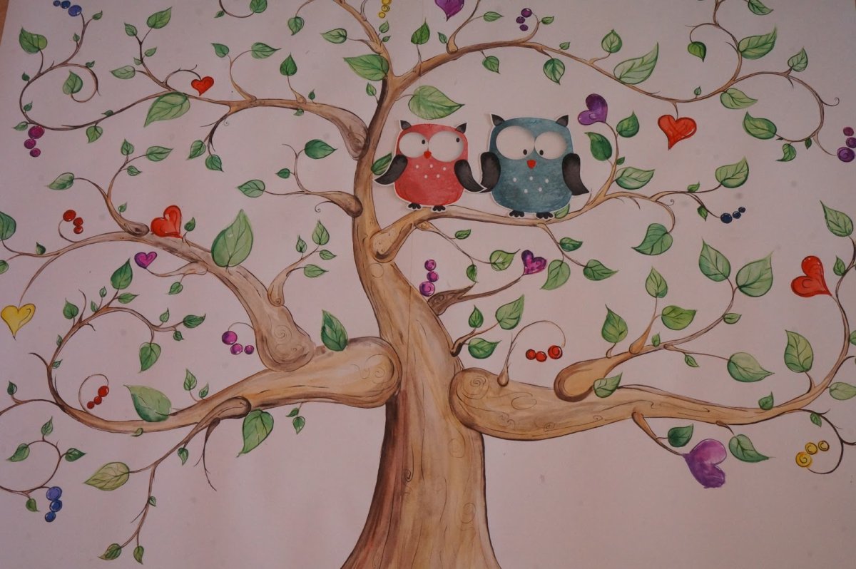 Воспитанники сказочное дерево