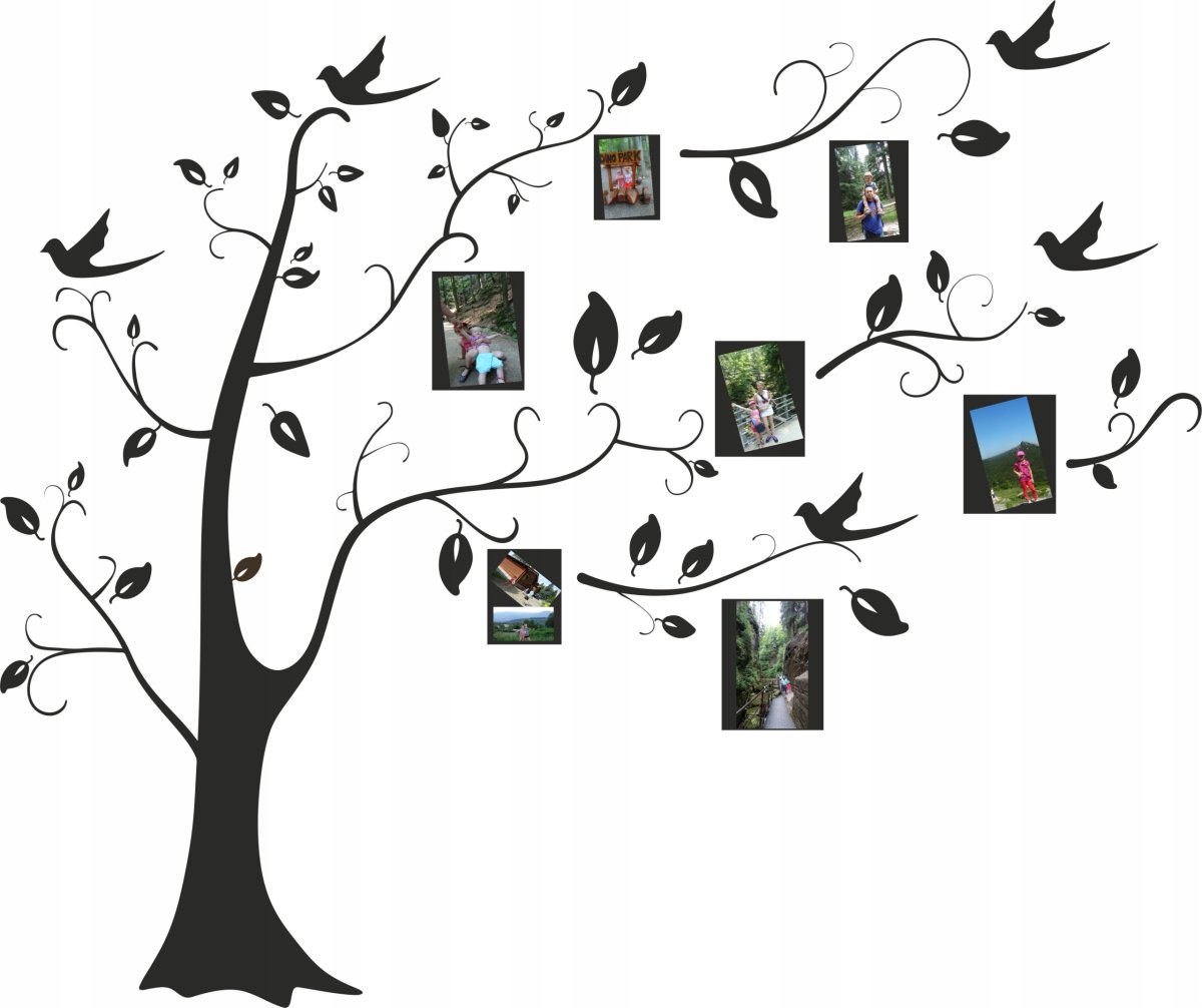 Дерево на стене