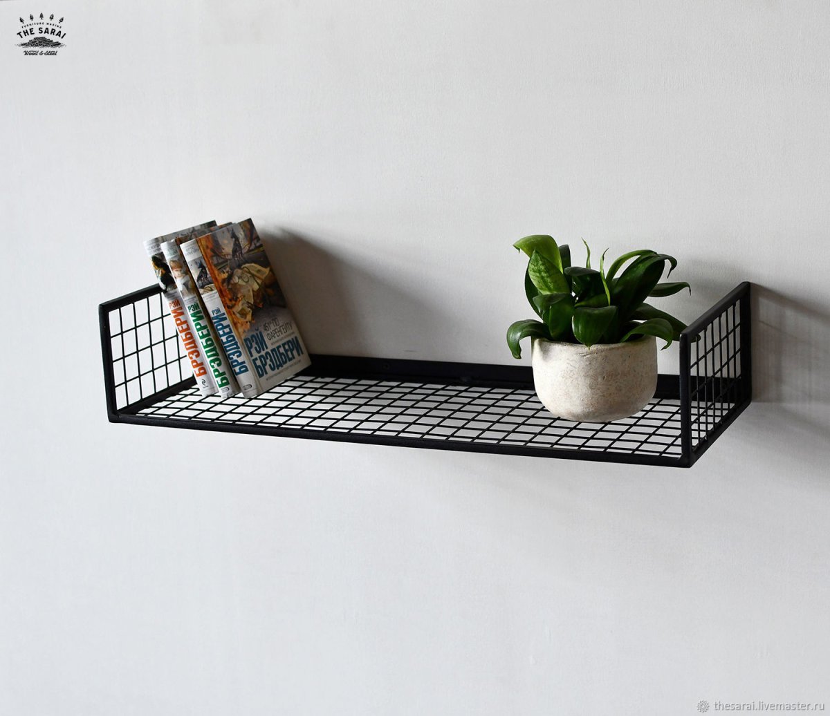 Полка металлическая сетка
