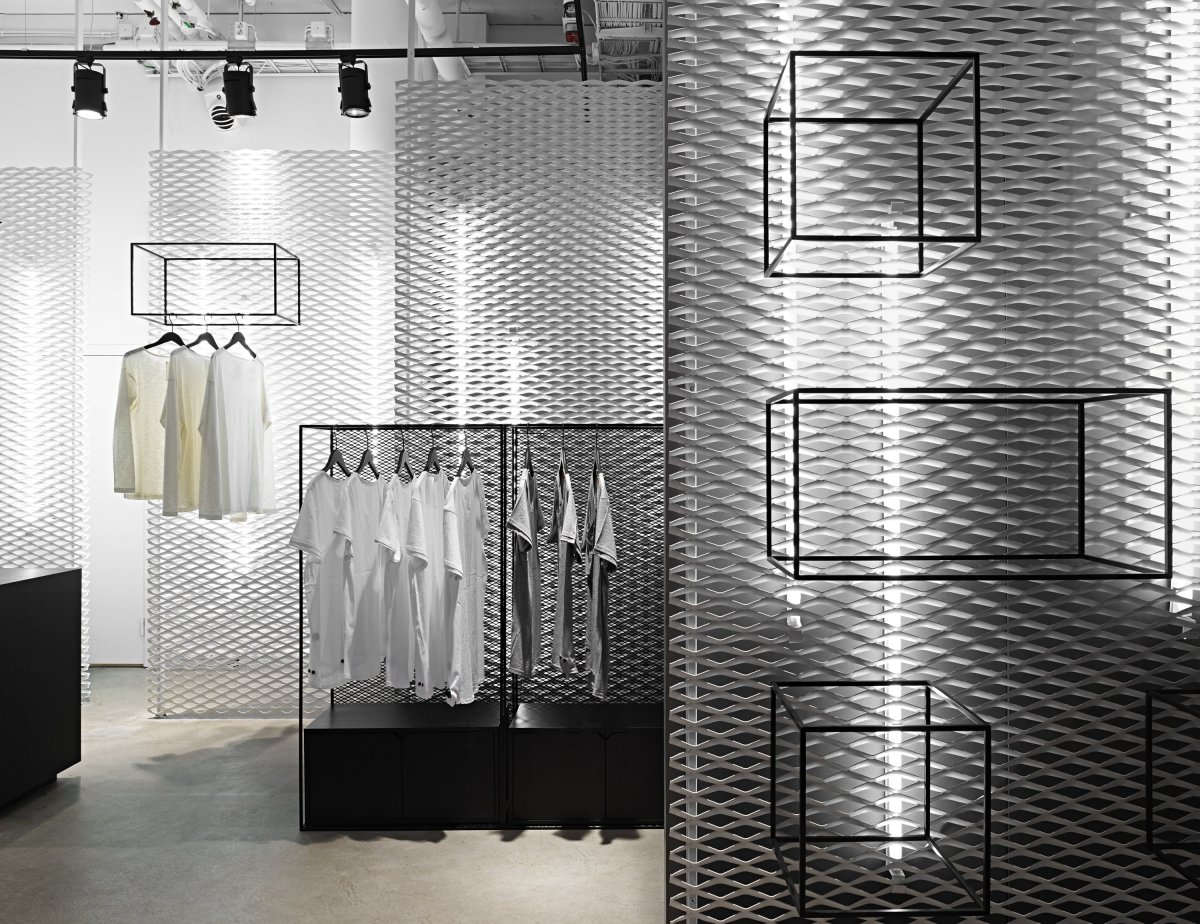 Металлическая сетка в декоре интерьера