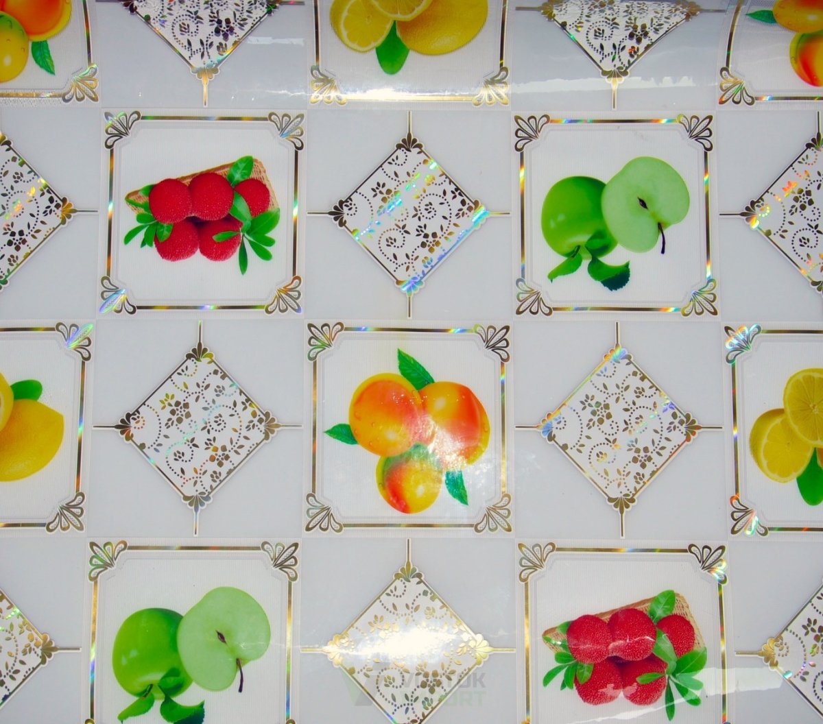 Клеёнка на стену в кухню