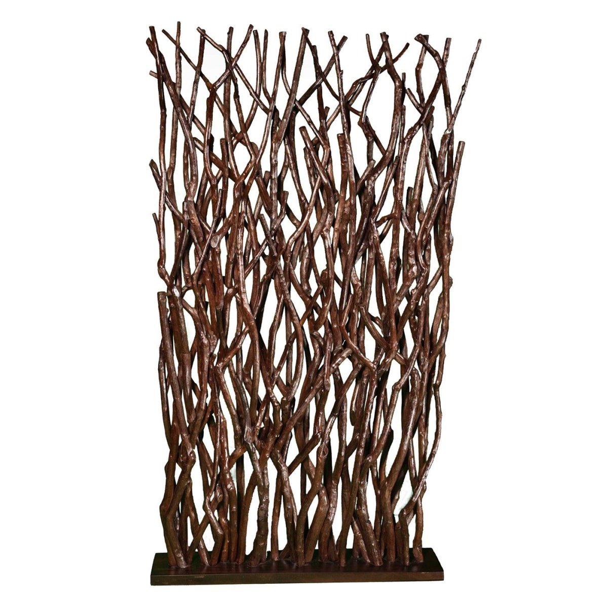 Перегородки из веток дерева