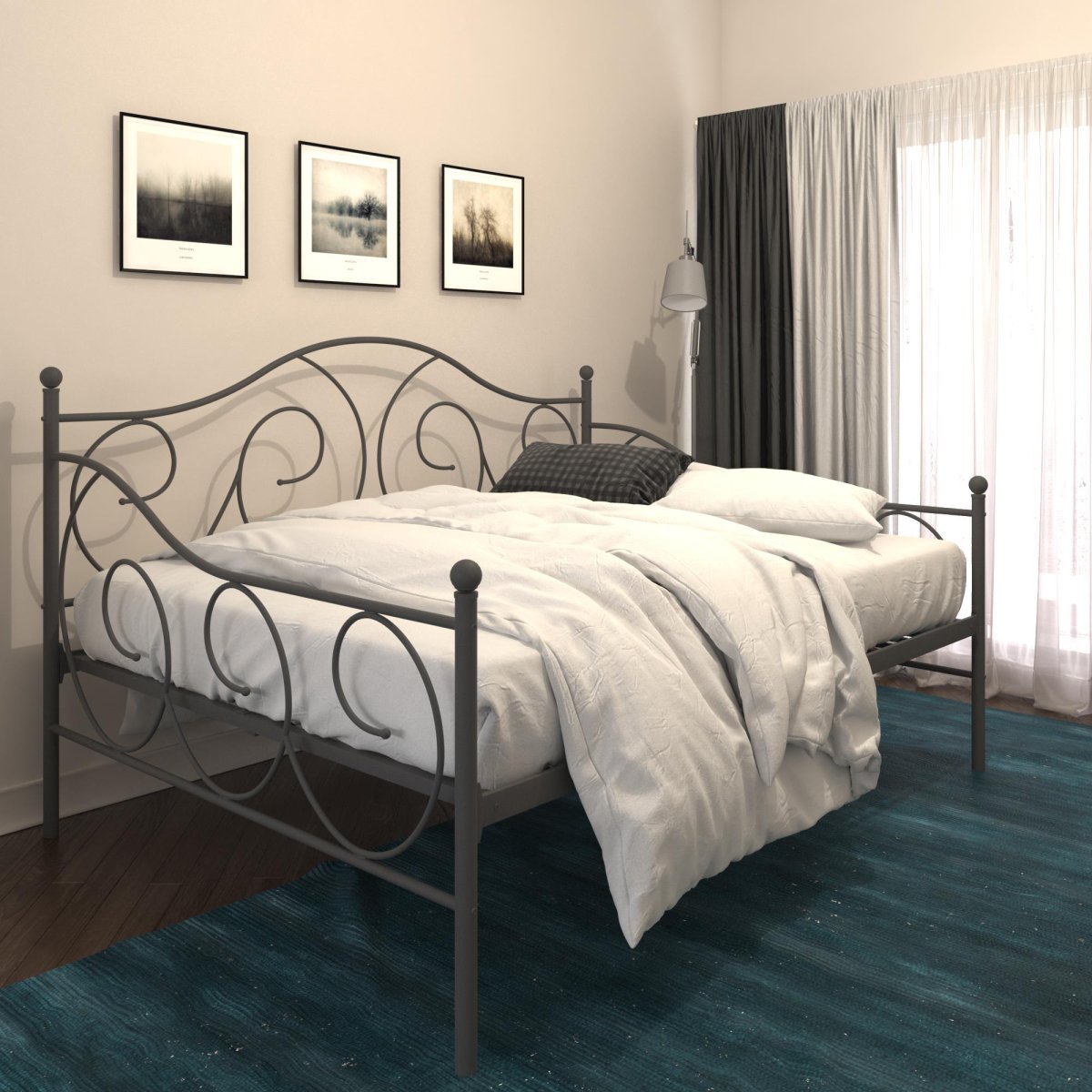 Кровать Виктория бронза