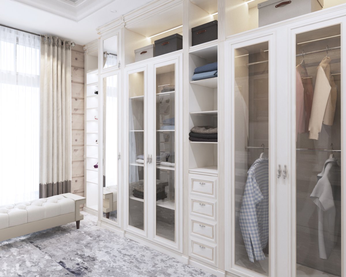 Гардеробная комната в стиле Прованс