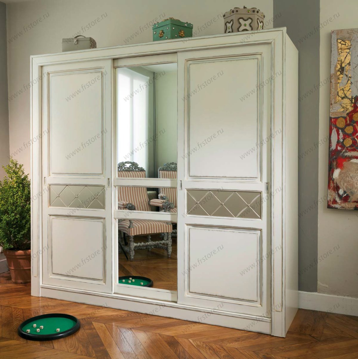 Обои в коридор стиле Прованс в спальню