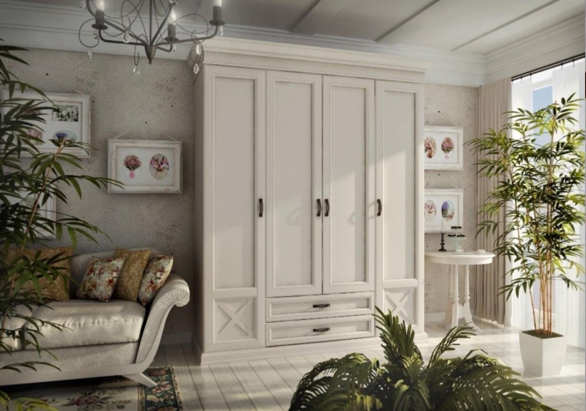 Шкаф купе в стиле Прованс в прихожую